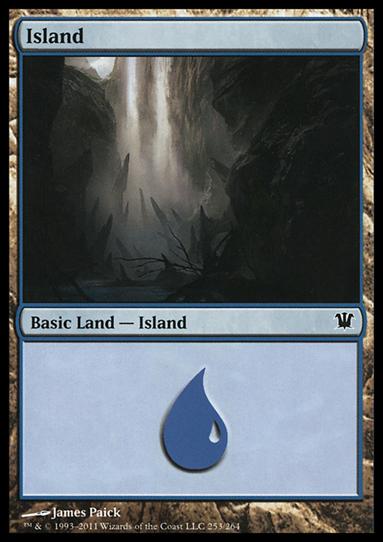 Magic the Gathering: Innistrad (Base Set) card 253 Island