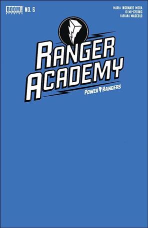 Ranger Academy issue 6-B Blue Blank Sketch Cover