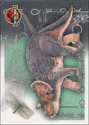 Lost World: Jurassic Park (Base Set) card 53 Baby Triceratops