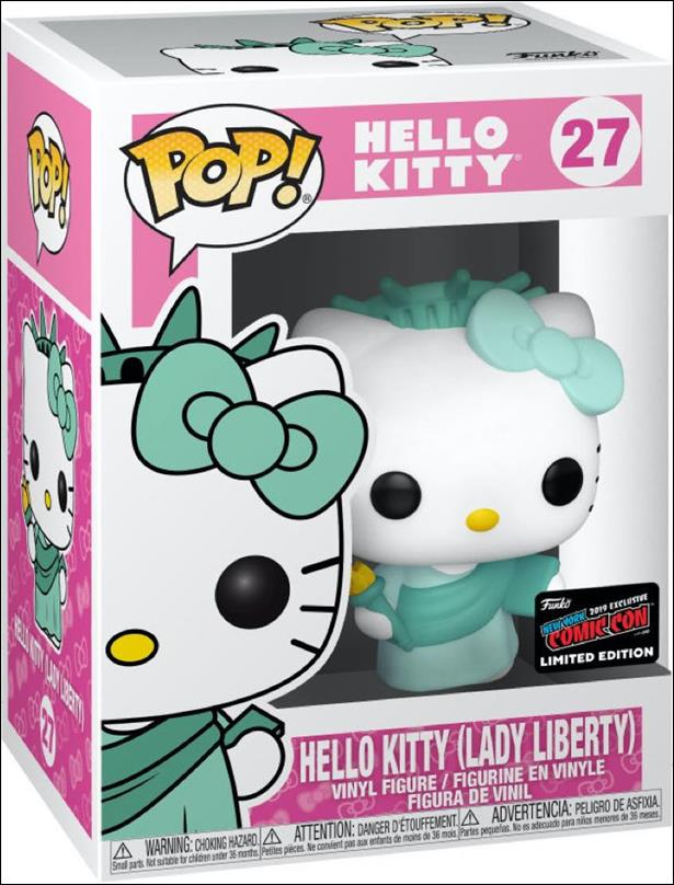 POP! Sanrio figure 27 Hello Kitty (Lady Liberty) NYCC 2019
