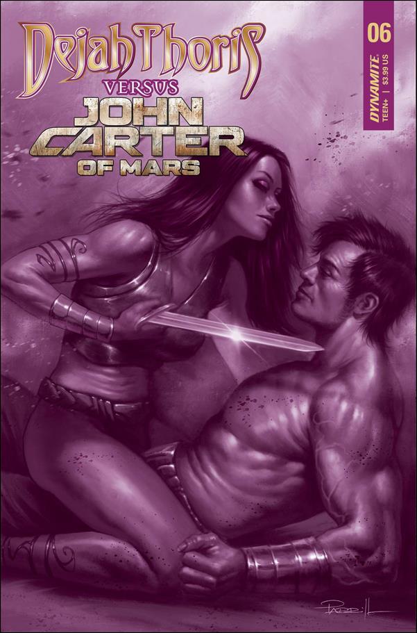 Dejah Thoris Versus John Carter issue 6-I Lucio Parrillo 1:15 Purple Tint Cover