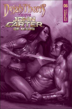 Dejah Thoris Versus John Carter issue 6-I Lucio Parrillo 1:15 Purple Tint Cover