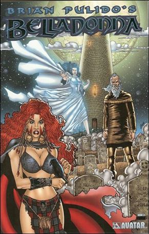 Brian Pulido's Belladonna (2004) issue 3-D Platinum Foil Cover 1/650