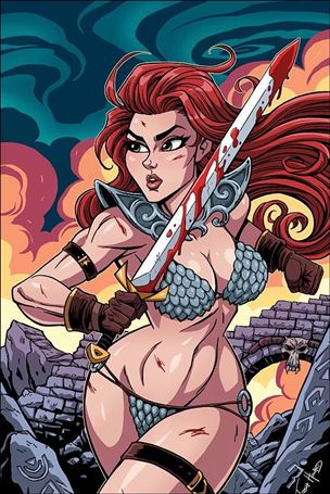Red Sonja: Birth of the She-Devil issue 1-P Josh Howard ComicXposure Virgin Cover 1/100