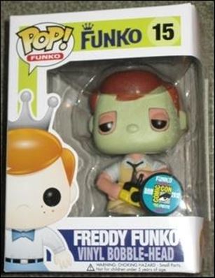 Pop! Funko - Freddy Funko figure 15 Freddy Funko (Leatherface) SDCC  1/96