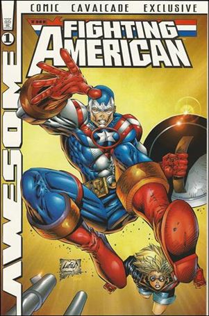 Fighting American (1997) issue 1-F Rob Liefeld Comic Cavalcade Liberty Edition Cover