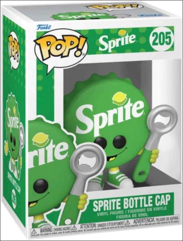 POP! Funko - Foodies figure 205 Sprite Bottle Cap