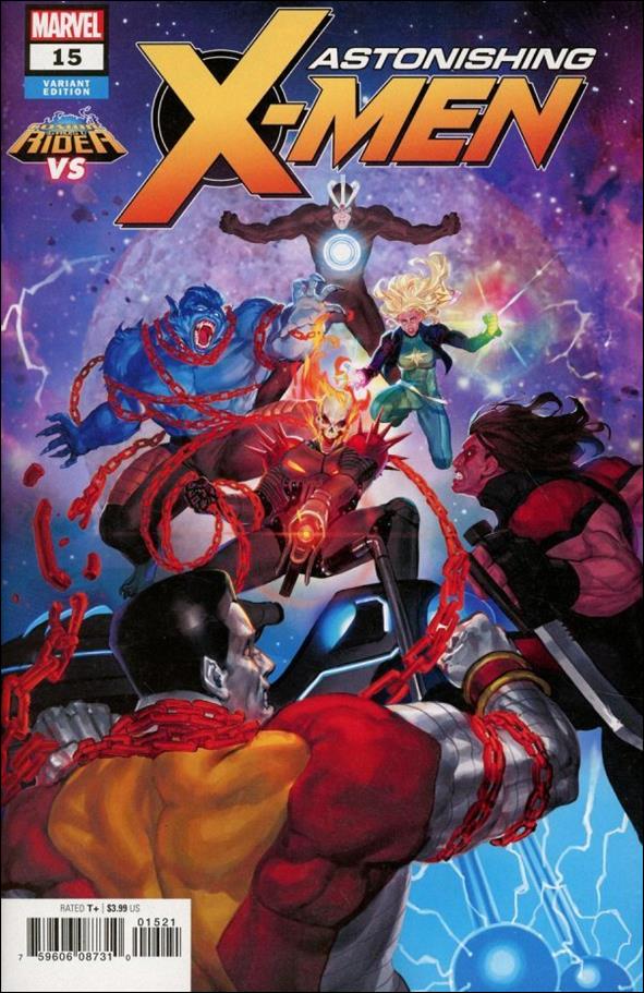 Astonishing X-Men (2017) issue 15-B Akcho Cosmic Ghost Rider Cover