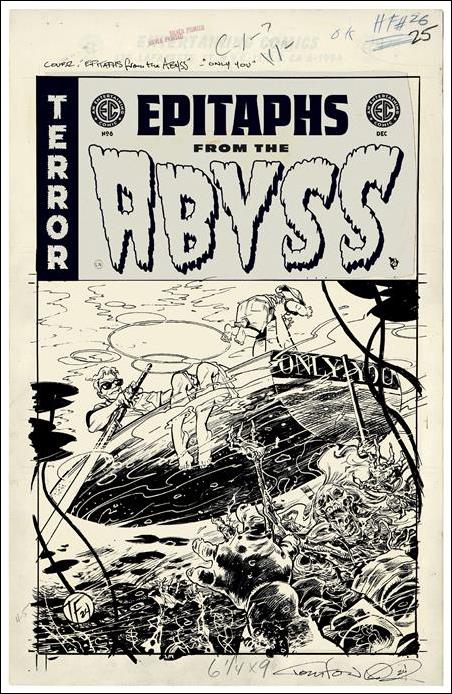 Epitaphs from the Abyss (2024) issue 6-D Tom Fowler B&W 1:20 Cover