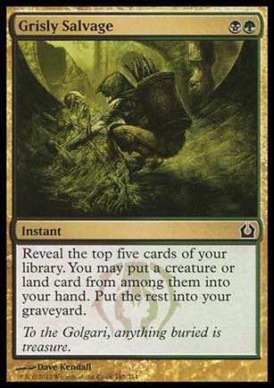 Magic the Gathering: Return to Ravnica (Base Set) card 165 Grisly Salvage