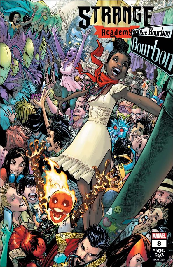Strange Academy issue 8-C Humberto Ramos Mardis Gras Cover