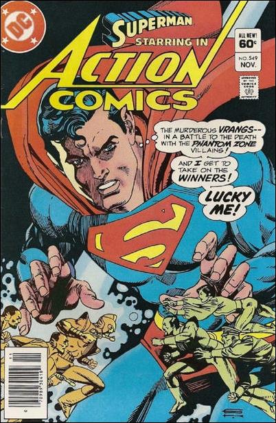 Action Comics (1938) issue 549-B Newsstand Cover