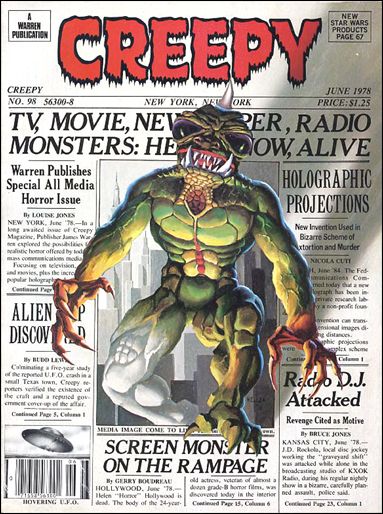Creepy issue 98 Attilla Hejje Cover