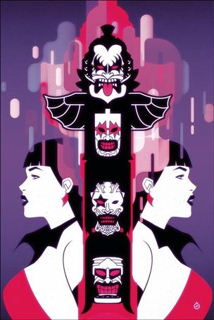 KISS / Vampirella issue 4-F Juan Doe 1:15 Virgin Cover