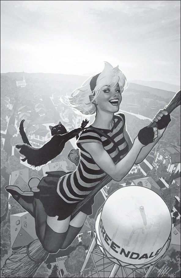 Sabrina the Teenage Witch (2019) issue 1-G Adam Hughes Stadium Comics B&W Virgin Cover 1/750
