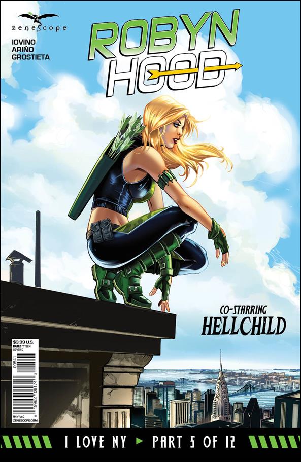 Robyn Hood: I Love NY issue 5-D David Lorenzo Riveiro Cover