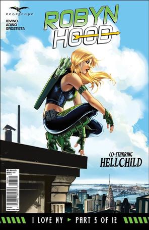 Robyn Hood: I Love NY issue 5-D David Lorenzo Riveiro Cover