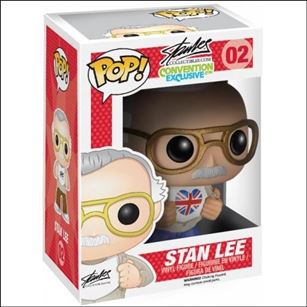 POP! Stan Lee figure 2 Stan Lee British Flag (2014 London Film Critic 