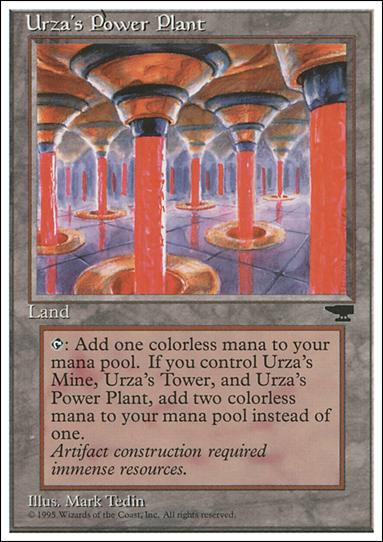 Magic the Gathering: Chronicles (Base Set) card 115-B Urza's Power Plant