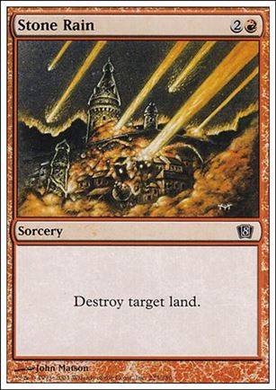 Magic the Gathering: 8th Edition (Base Set) card 225 Stone Rain