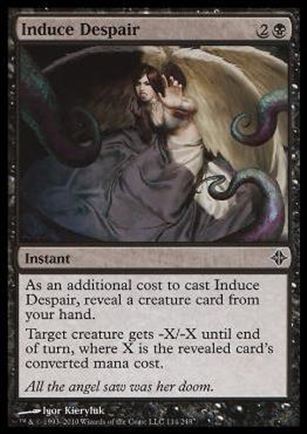 Magic the Gathering: Rise of the Eldrazi (Base Set) card 114 Induce Despair