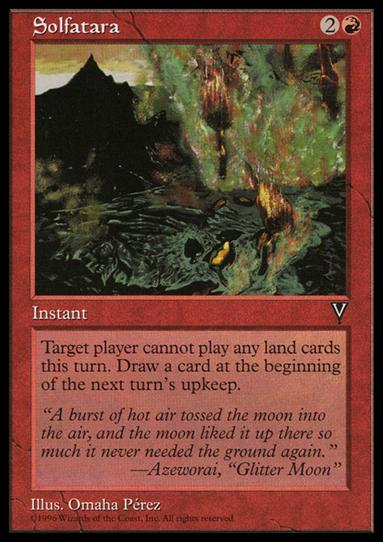 Magic the Gathering: Visions (Base Set) card 93 Solfatara