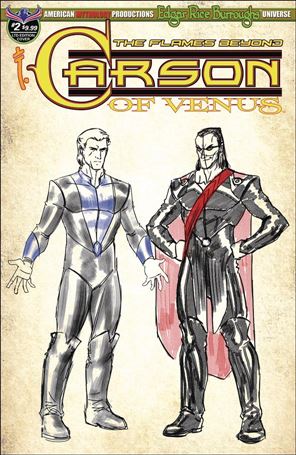 Edgar Rice Burroughs' Carson of Venus: The Flames Beyond issue 2-C Cyrus Mesarcia Character Design Cover