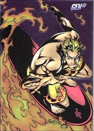 Gen13: Series 1 (Base Set) card 40 Burnout Surfing