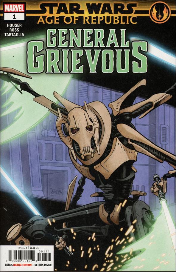 Star Wars: Age of Republic - General Grievous issue 1 Paolo Rivera Cover