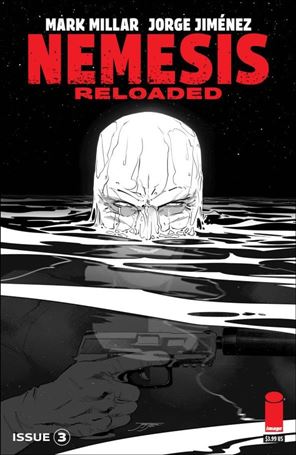 Nemesis Reloaded issue 3-B Jorge Jiménez B&W Cover