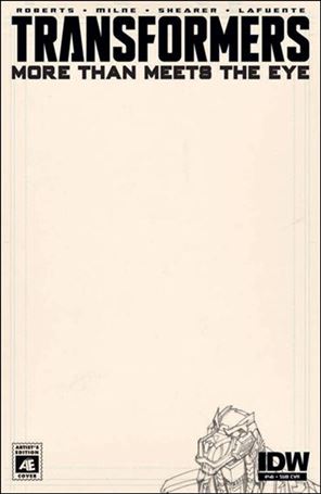 Transformers: More Than Meets the Eye (2012) issue 46-B Blank Subscription Cover