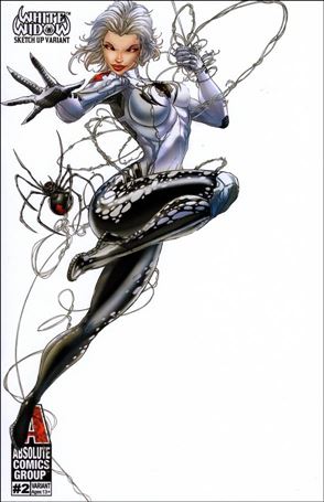White Widow issue 2-O Jamie Tyndall "Sketchup Swinging" Cover
