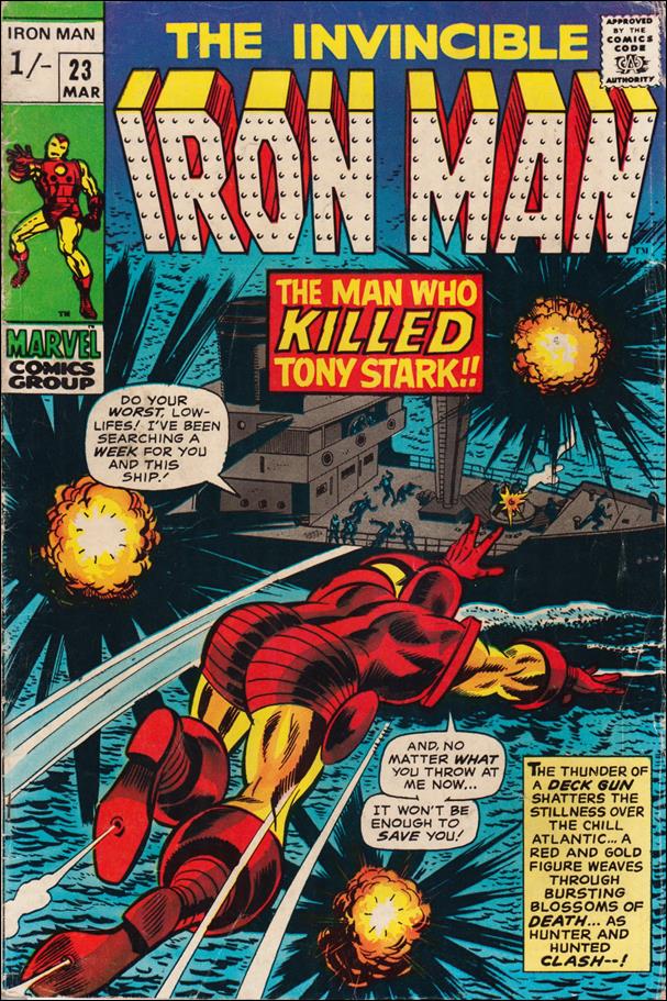 Iron Man (1968) issue 23-B UK Price Cover