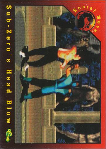 Mortal Kombat (Base Set) card 84 Sub-Zero's Head Blow