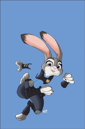 Zootopia (2025) issue 1-Q Craig Rousseau Color Bleed Virgin 1:40 Cover