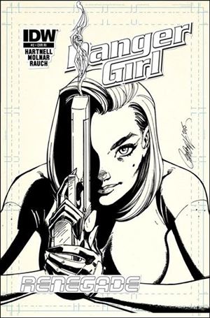 Danger Girl: Renegade issue 2-C J. Scott Campbell 1:10 Artist's Edition Cover