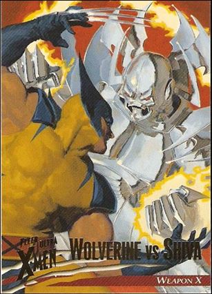1996 Fleer Ultra X-Men: Wolverine (Base Set) card 5 Wolverine vs Shiva