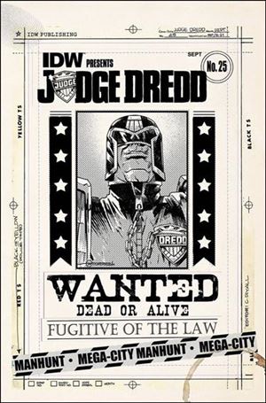 Judge Dredd (2012) issue 25-C Mark Torres 1:10 Artist's Edition Cover