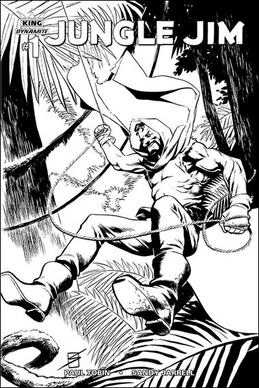 King: Jungle Jim issue 1-F Ron Salas 1:40 Black & White Cover