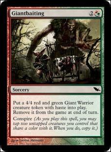 Magic the Gathering: Shadowmoor (Base Set) card 207 Giantbaiting