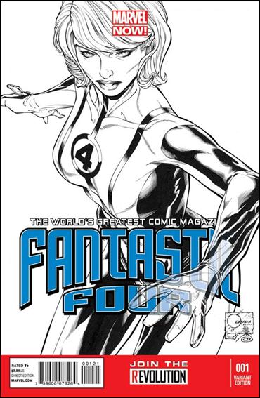 Fantastic Four (2013) issue 1-D Joe Quesada 1:150 Sketch Cover