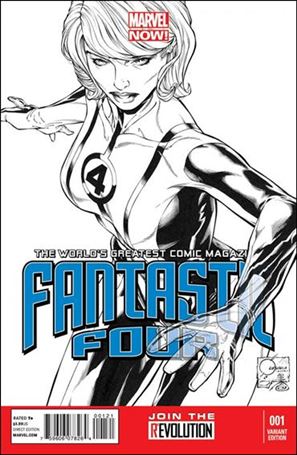 Fantastic Four (2013) issue 1-D Joe Quesada 1:150 Sketch Cover