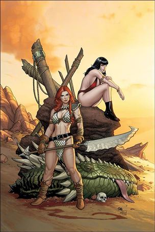 Vampirella / Red Sonja issue 3-Q Frank Cho Virgin Cover