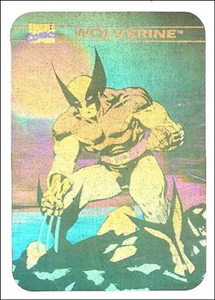 Marvel Universe: Series 1 (Hologram Subset) card MH4 Wolverine