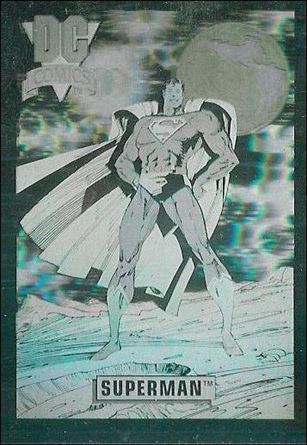 DC Cosmic Cards (Hologram Subset) card DCH8 Superman