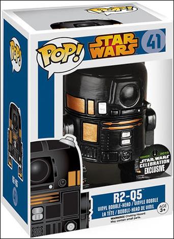 POP! Star Wars figure 41 R2-Q5 Star Wars Celebration Exclusive