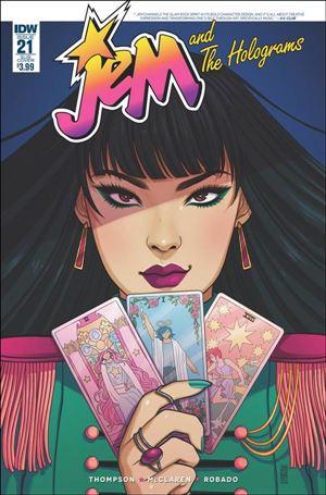 Jem and the Holograms issue 21-B Jen Bartel Subscription Cover