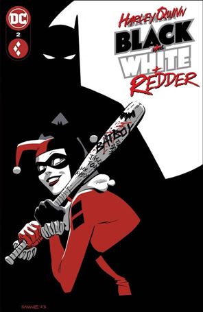 Harley Quinn: Black + White + Redder issue 2 Chris Samnee Cover