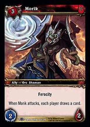 World of Warcraft: Through the Dark Portal (Base Set) card 224 Morik