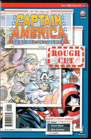 Captain America: Sentinel of Liberty (1998) issue 1-B Rough Cut Edition